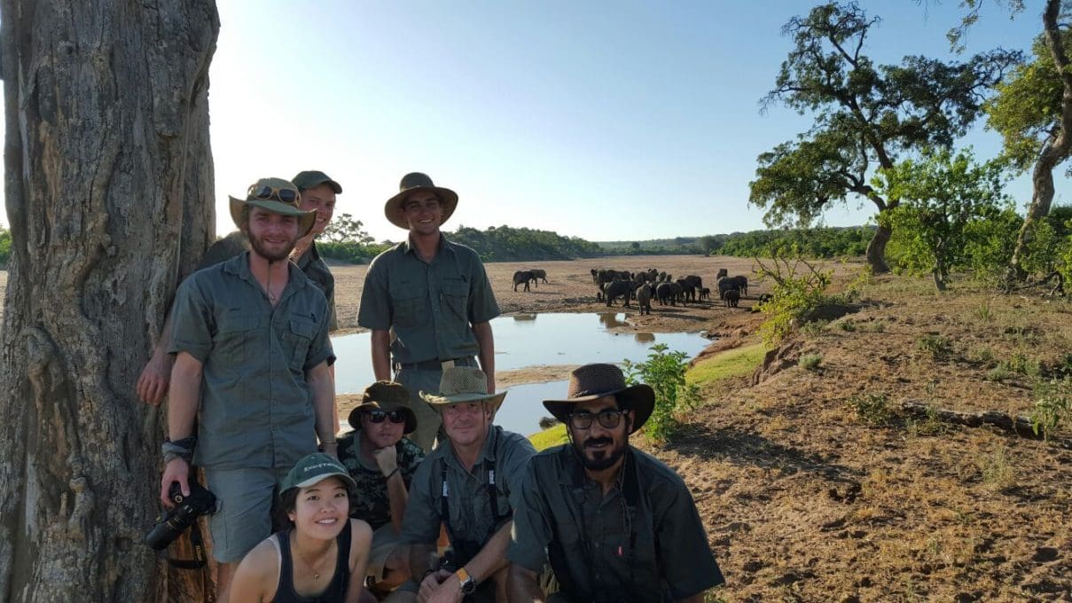 Field volunteers and staff in Africa