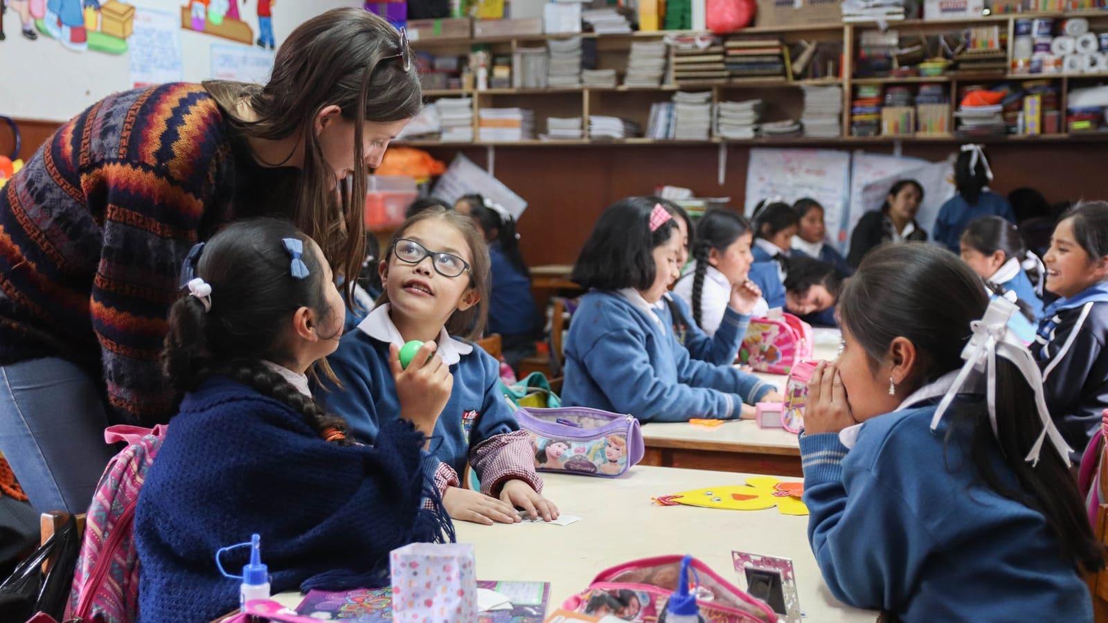 Teaching Children in Peru