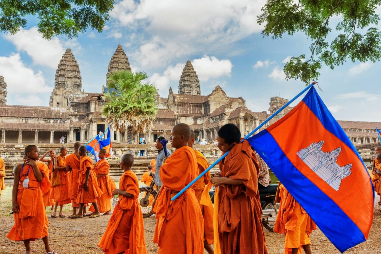 флаг камбоджи картинки