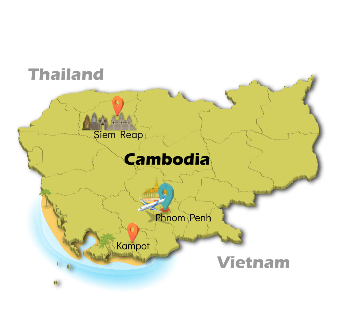 Cambodia Map 1200x1154 