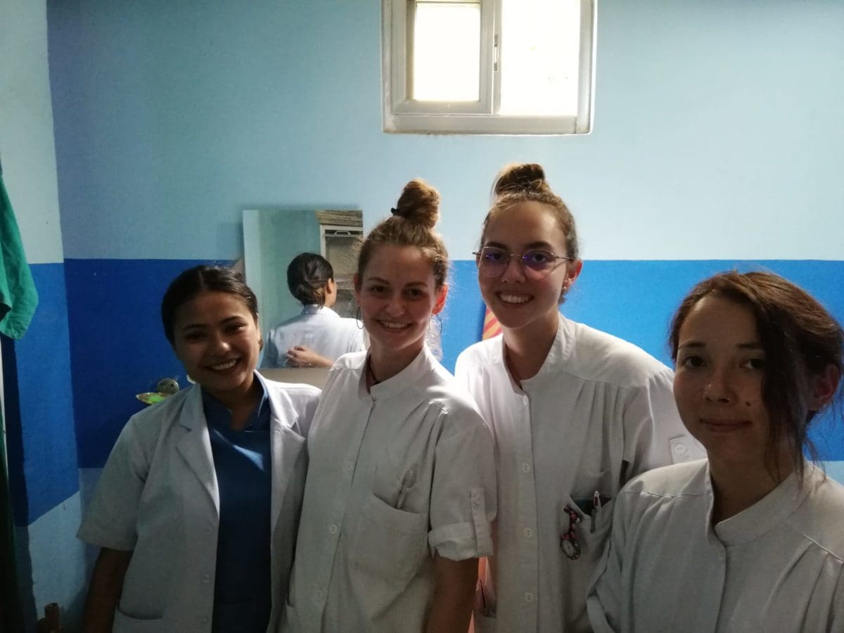 Nursing students in Nepal